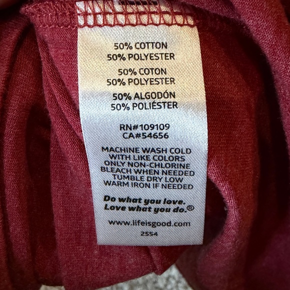 Happy Trails Life Is Good Long Sleeve Shirt - NWT - Picture 3 of 3